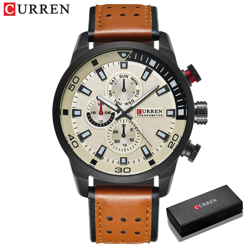 Luxury Watch Magazine - 2017 CURREN 세련된 남성 시계, 럭셔리
