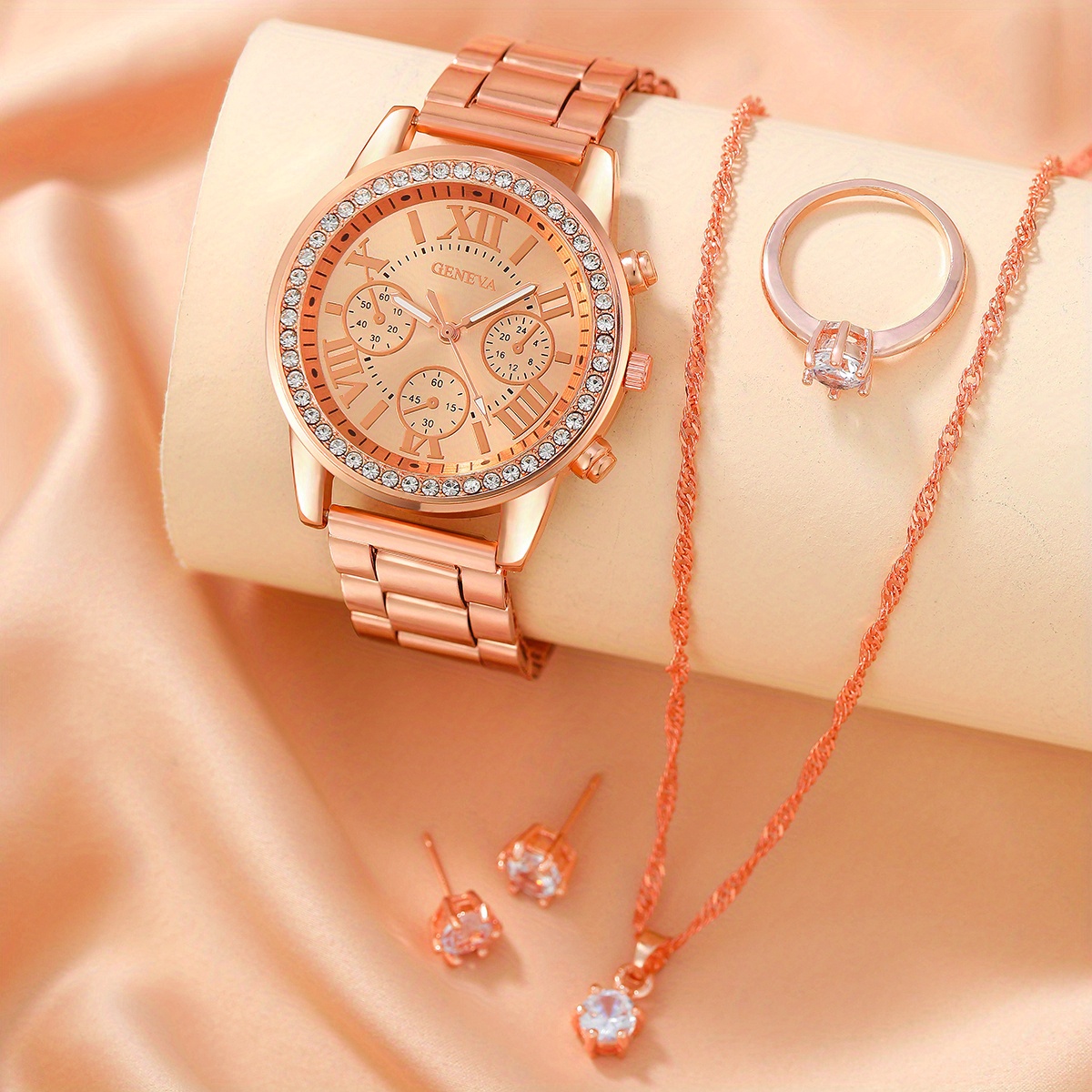 여성용 시계 럭셔리 라인스톤 쿼츠 시계 로마 스타일 패 - Luxury Watch Gift For Her 리뷰 및 가격