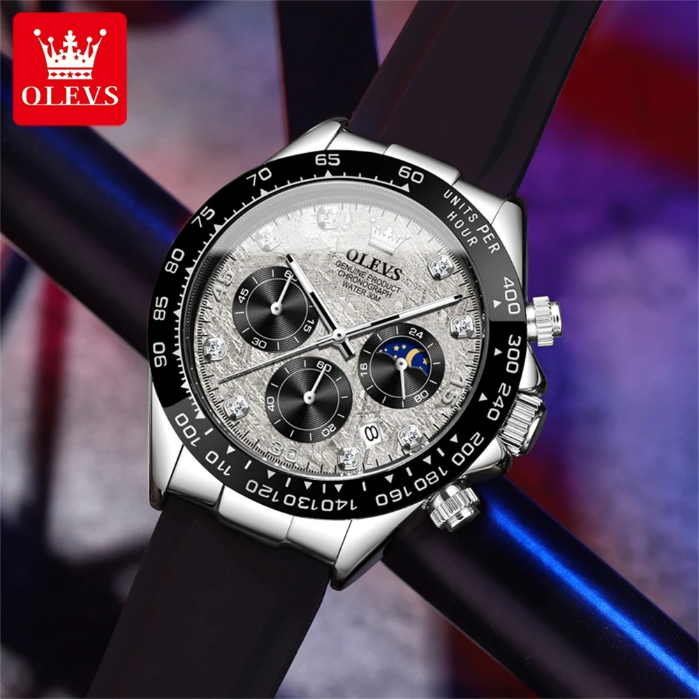 OLEVS 2875 남성용 시계, 크로노그래프, 24시 - Luxury Watch Magazine 리뷰 및 가격